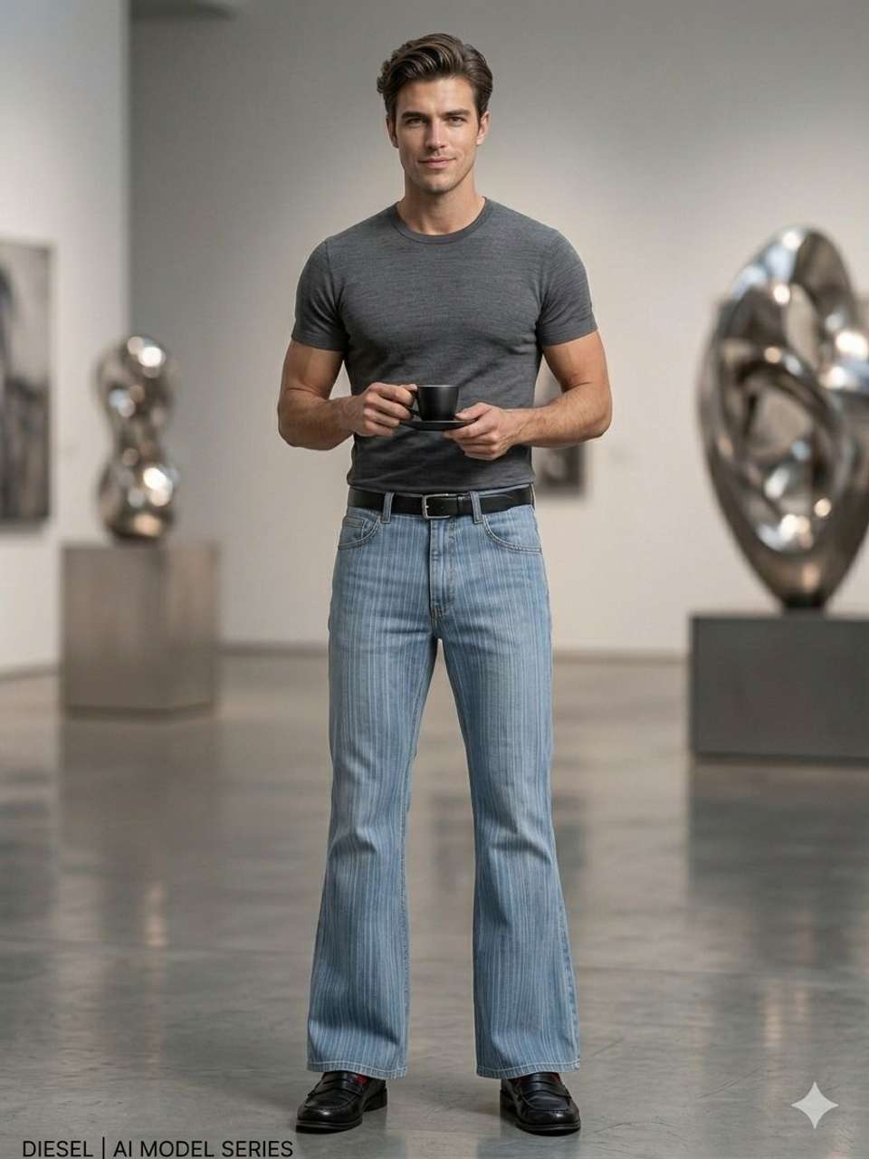 APJ GARMENTS Flared Men Light Blue Jeans - Buy APJ GARMENTS Flared Men ...