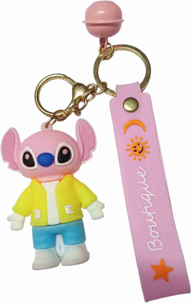 Stitching Icon Set RSG Cute Stitch Keychain | Rubber Anime Accessory for Bags, Bikes ...