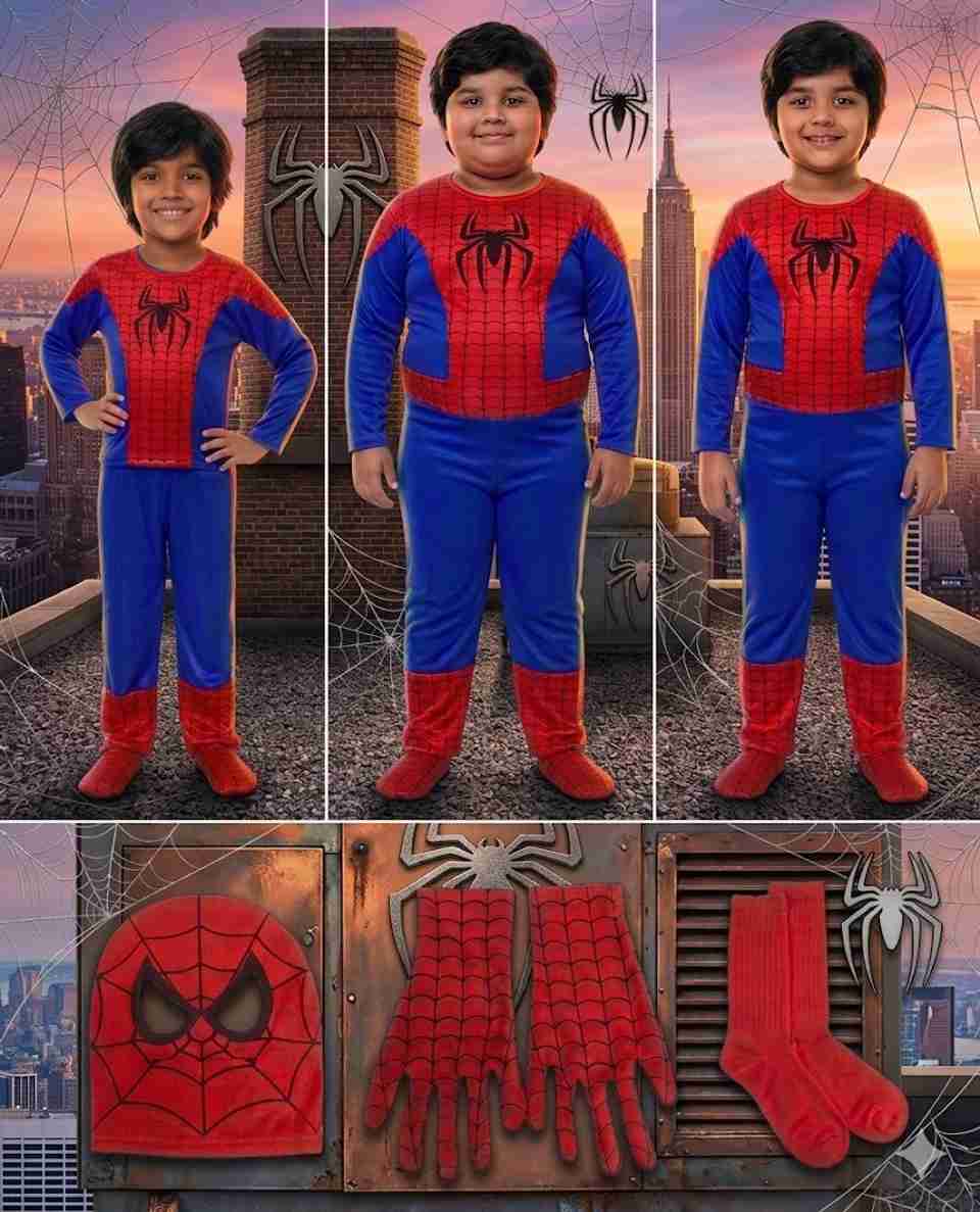 KAPDA EX SPIDER MAN Kids Costume Wear Price in India - Buy KAPDA EX ...