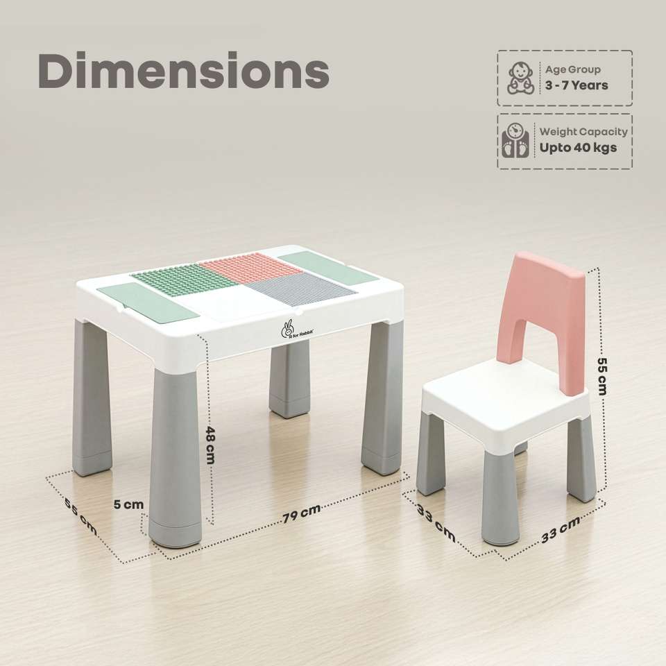 Table Jpeg R for Rabbit Plastic Study Table Price in India - Buy R for Rabbit ...
