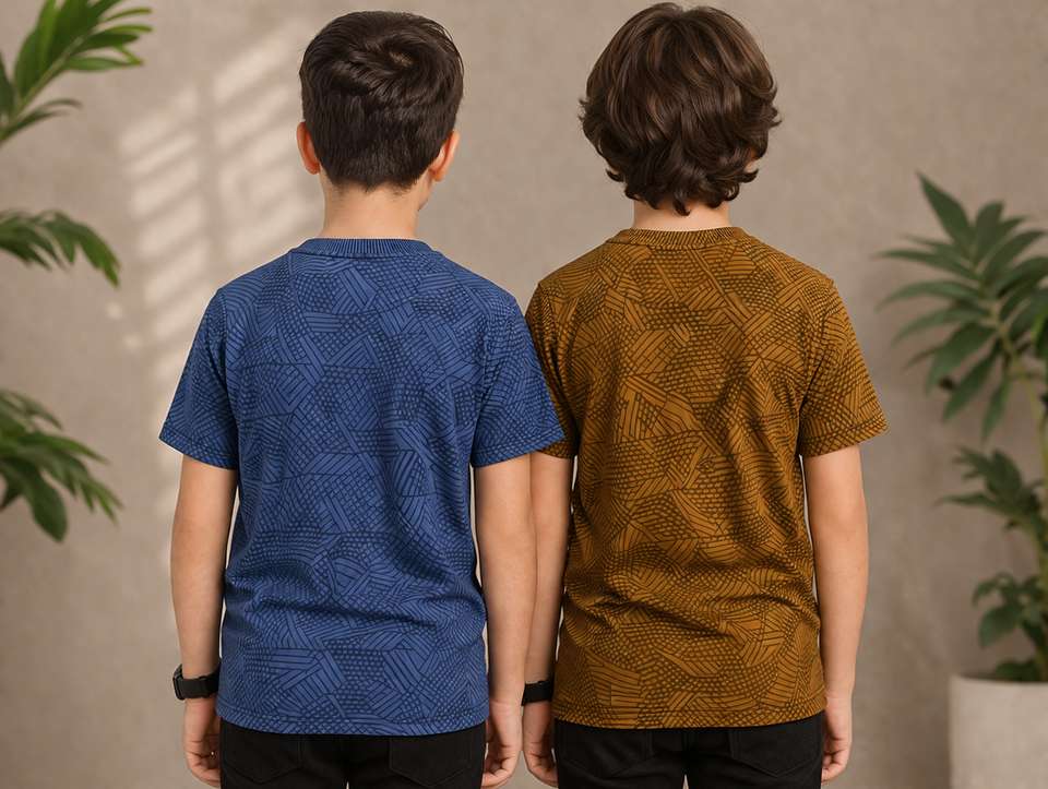 Flipkart.com | JUSTAPOSE Boys Solid Cotton Blend Regular T Shirt ...