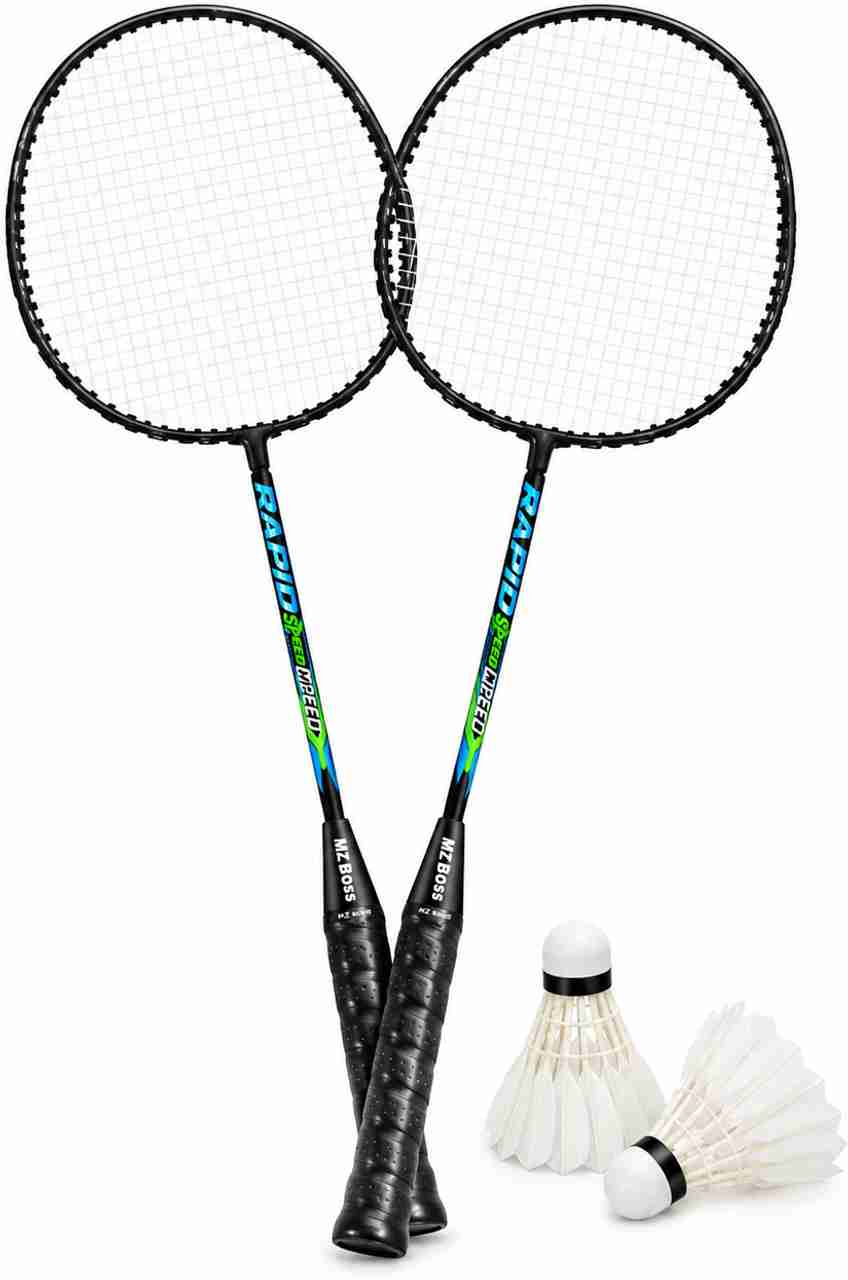BHAWANI ENTERPISES Badminton Racket Set of 2 with 2 Shuttlecocks for ...