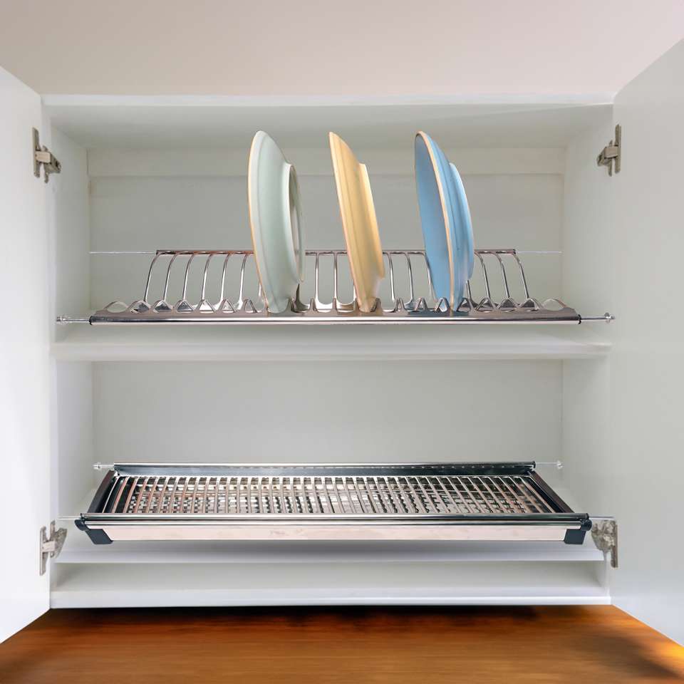 ALKOS Dish Drainer Kitchen Rack Steel Premium Stainless Steel Dish ...