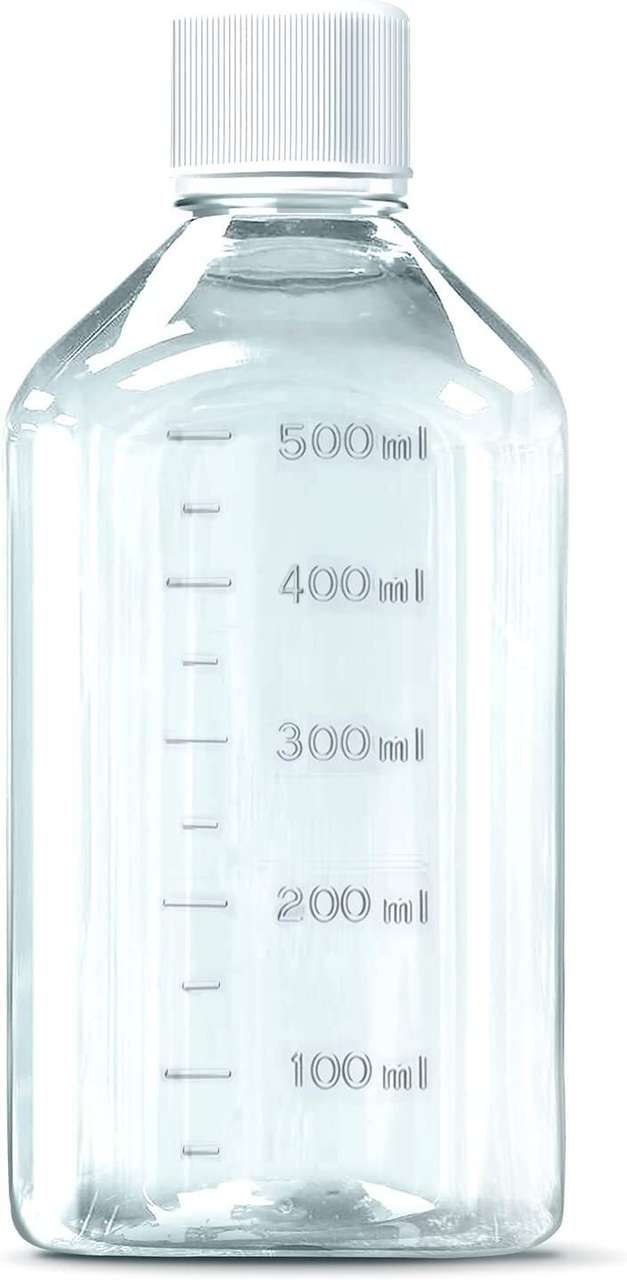 Salco 500ml Plastic Reagent Bottle 4 Pack Laboratory Chemical Storage ...