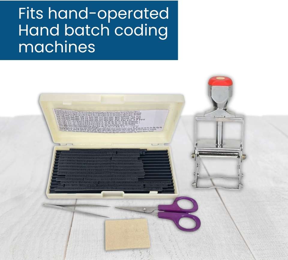 SmartPack Hand Batch Coding and Date Printing Machine on Plastic Pouch ...