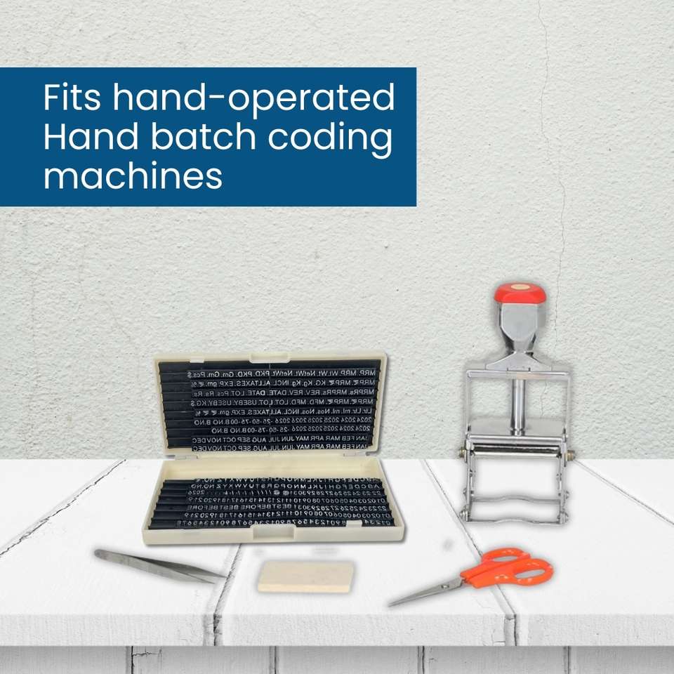 SmartPack Hand Batch Coding and Date Printing Machine on Plastic Pouch ...