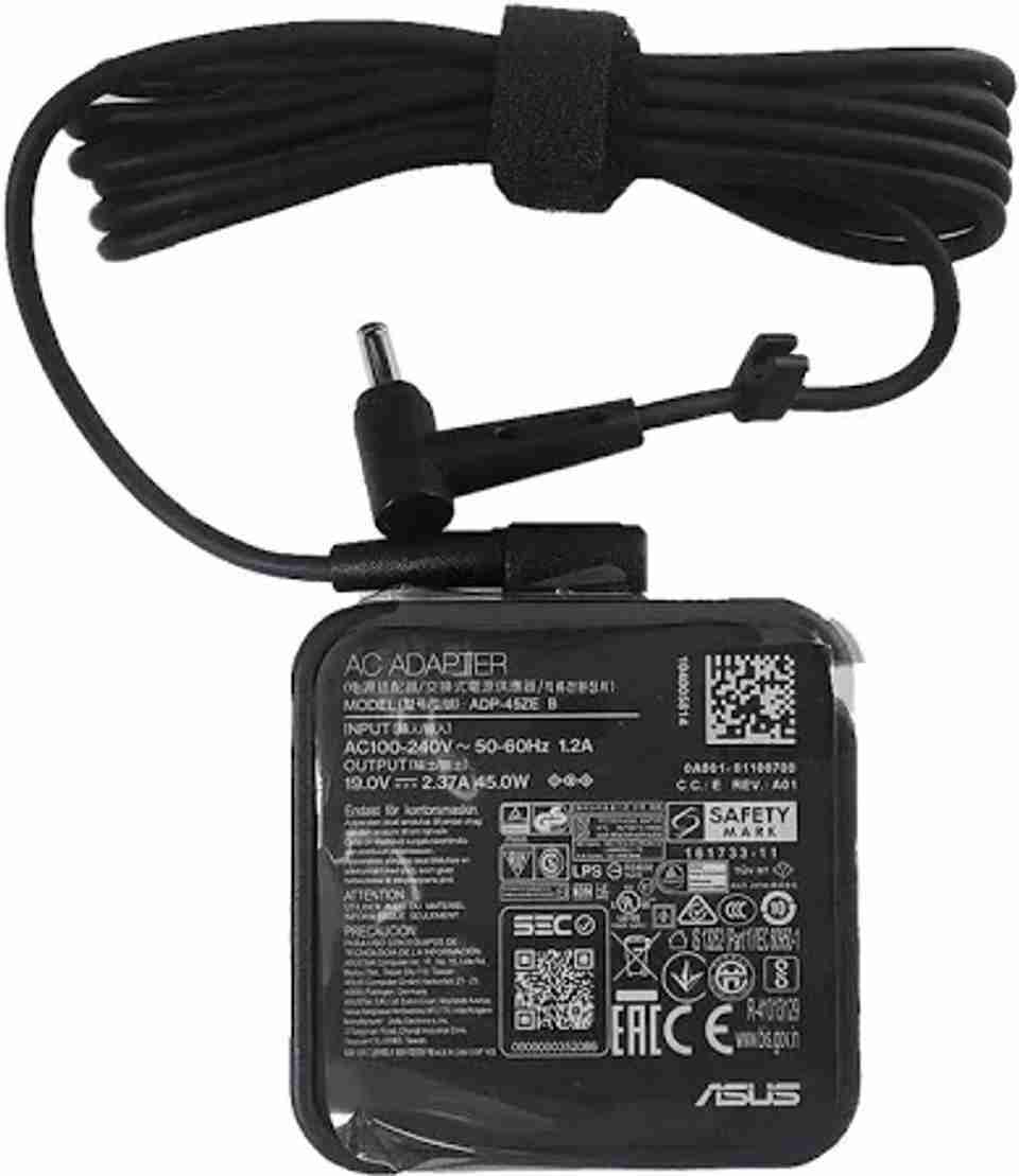 ASUS 19V 2.37A (45W) with a 4.0mm x 1.35mm pin size. 45 W Adapter ...