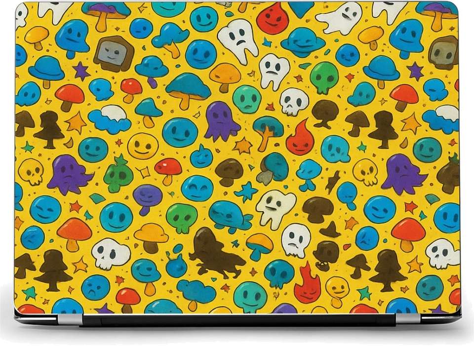 komstec Laptop Full Body Skin Sticker With Ultra HD Mate Laptop Skin ...