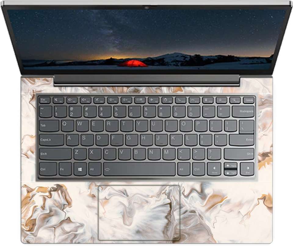 Techfit Full Body Laptop Skin Fits Size Upto 15.6 Inches - Caramel ...