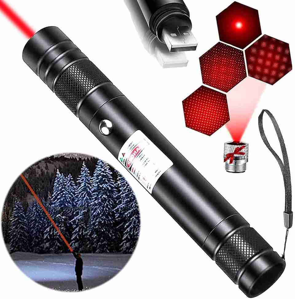 HANNEA Red Laser Pointer, 2000m USB Rechargeable - Image 6