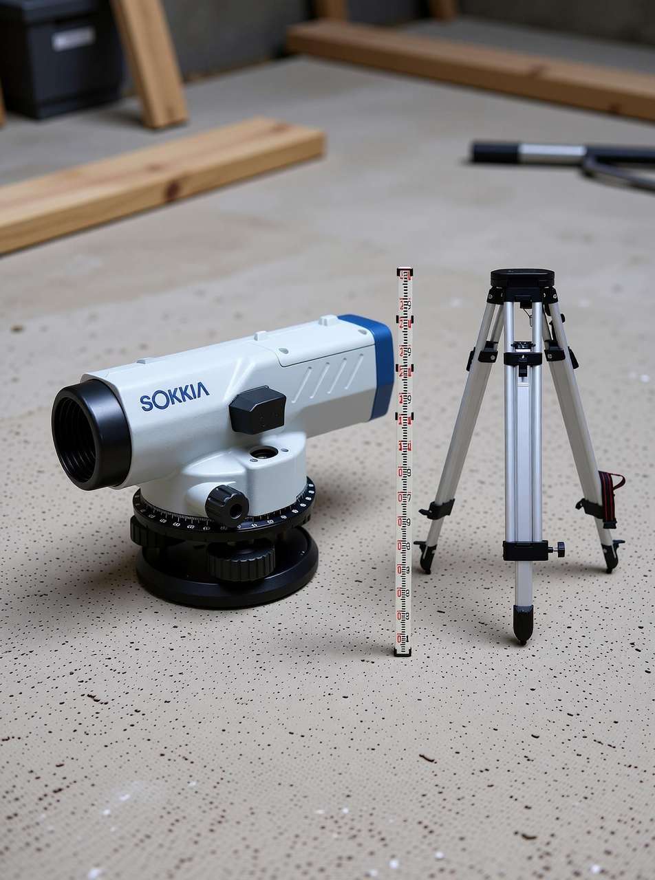 Sokkia Auto Level B40A with Aluminium Telescopic Tripod and 5M Leveling ...