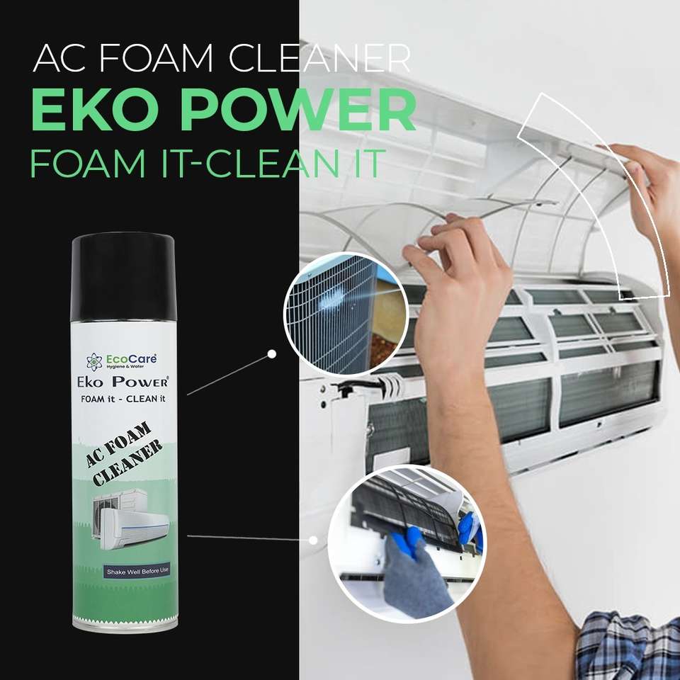 Eko Power AC Foam Cleaner for Split Ac coil, Window Ac, Car Ac for Best ...