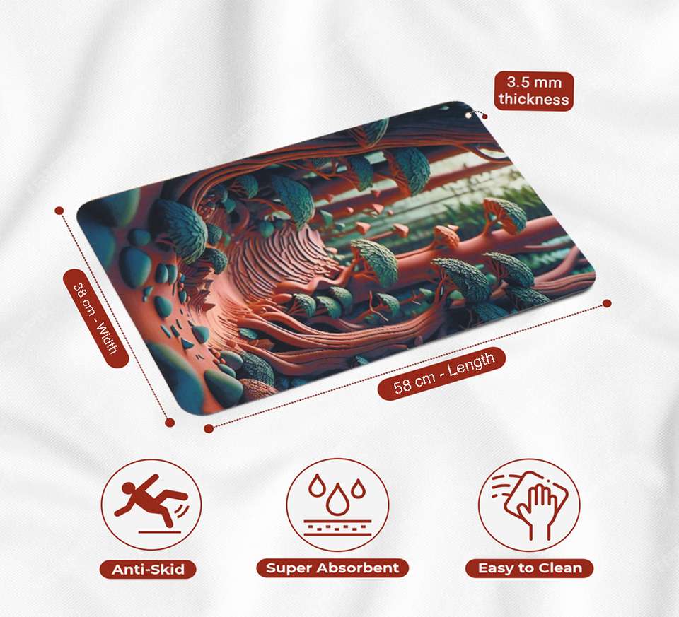 BELLA TRUE Rubber Bathroom Mat - Buy BELLA TRUE Rubber Bathroom Mat ...