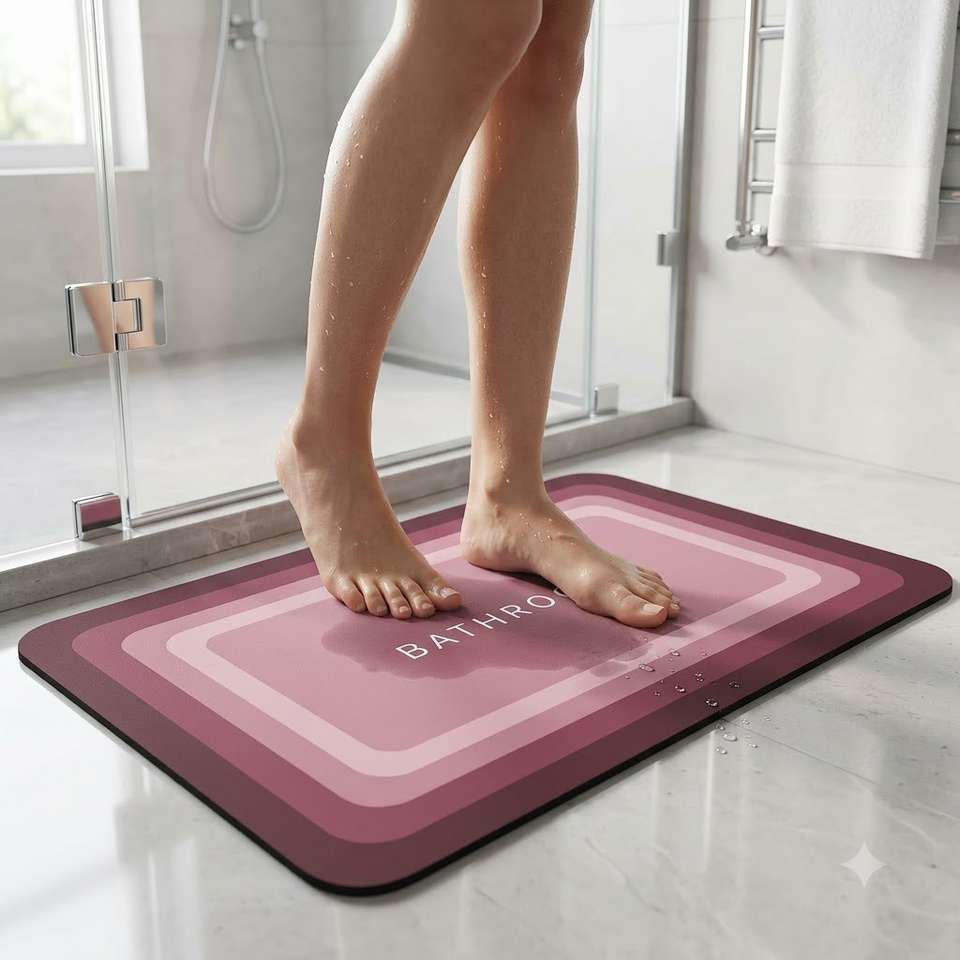 Techno Ecom Microfiber Bathroom Mat - Buy Techno Ecom Microfiber ...
