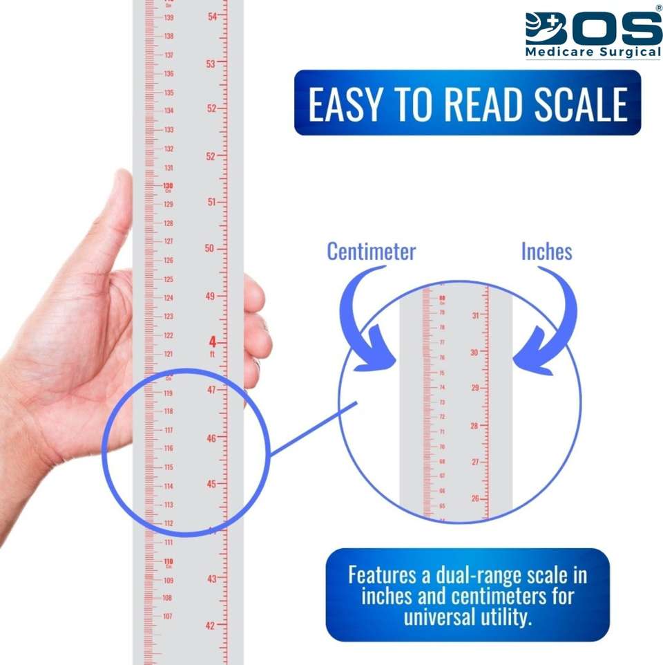 SMIC Height Measuring Scale (Stadiometer) for Adults & Children Height ...