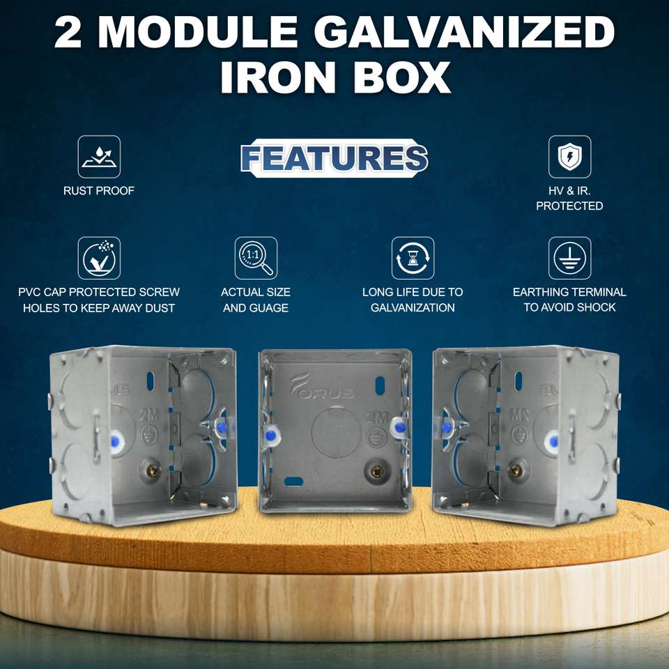 FORUS GI Modular Box, 1-2 Modular Box Metal Electrical Box Price in ...