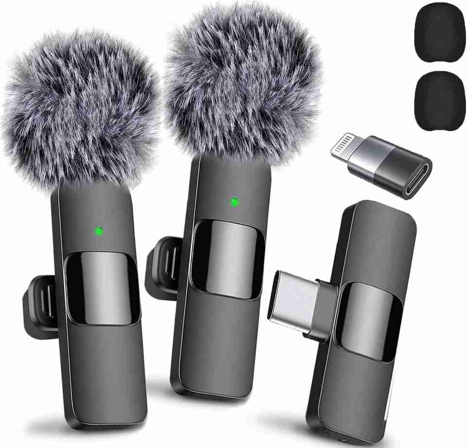 Youthvilla K9 Furry Lavalier Dual Wireless Microphone - Image 7