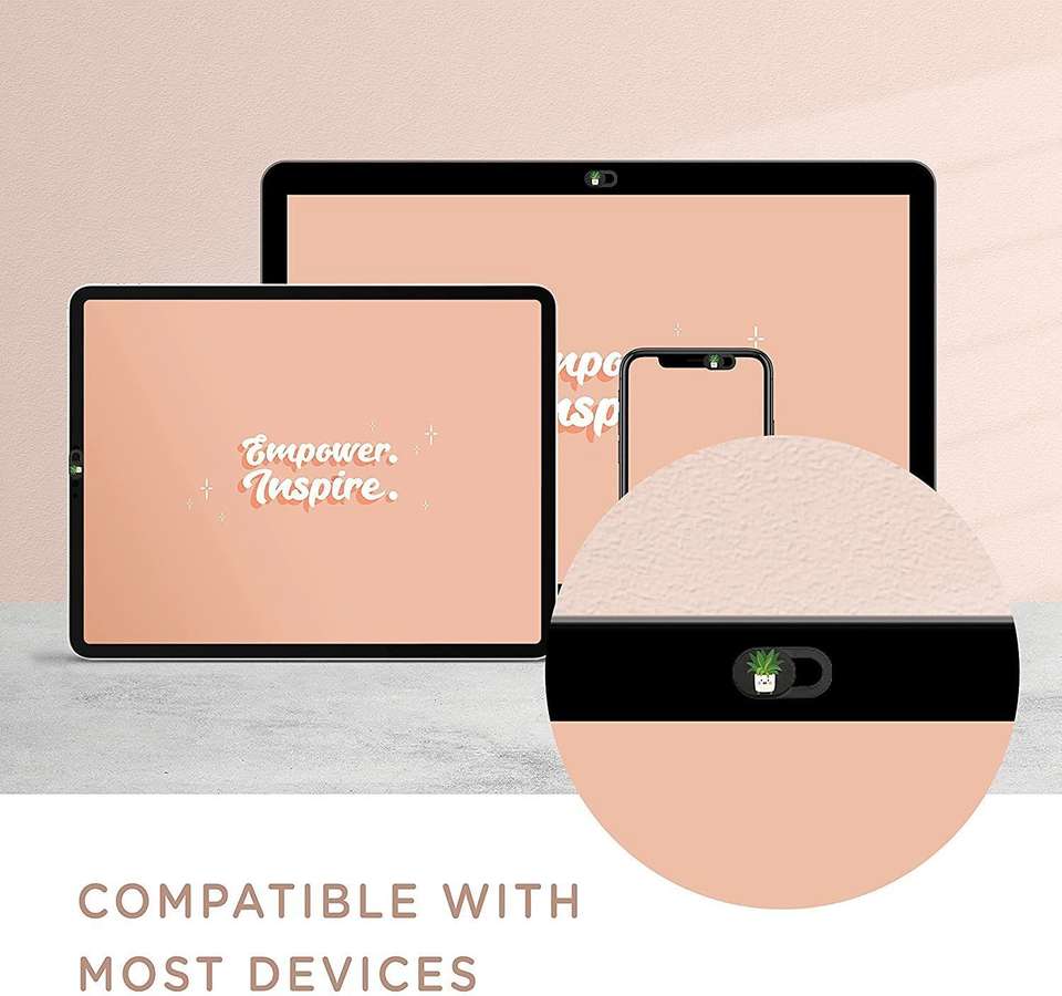 mizi Webcam Privacy Camera Blocker StickerTablets & Phones - Plant ...