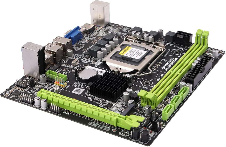 ZEBRONICS Z310M2, M.2 Slot, upto 32GB RAM, HDMI LGA1151Socket Micro-ATX ...