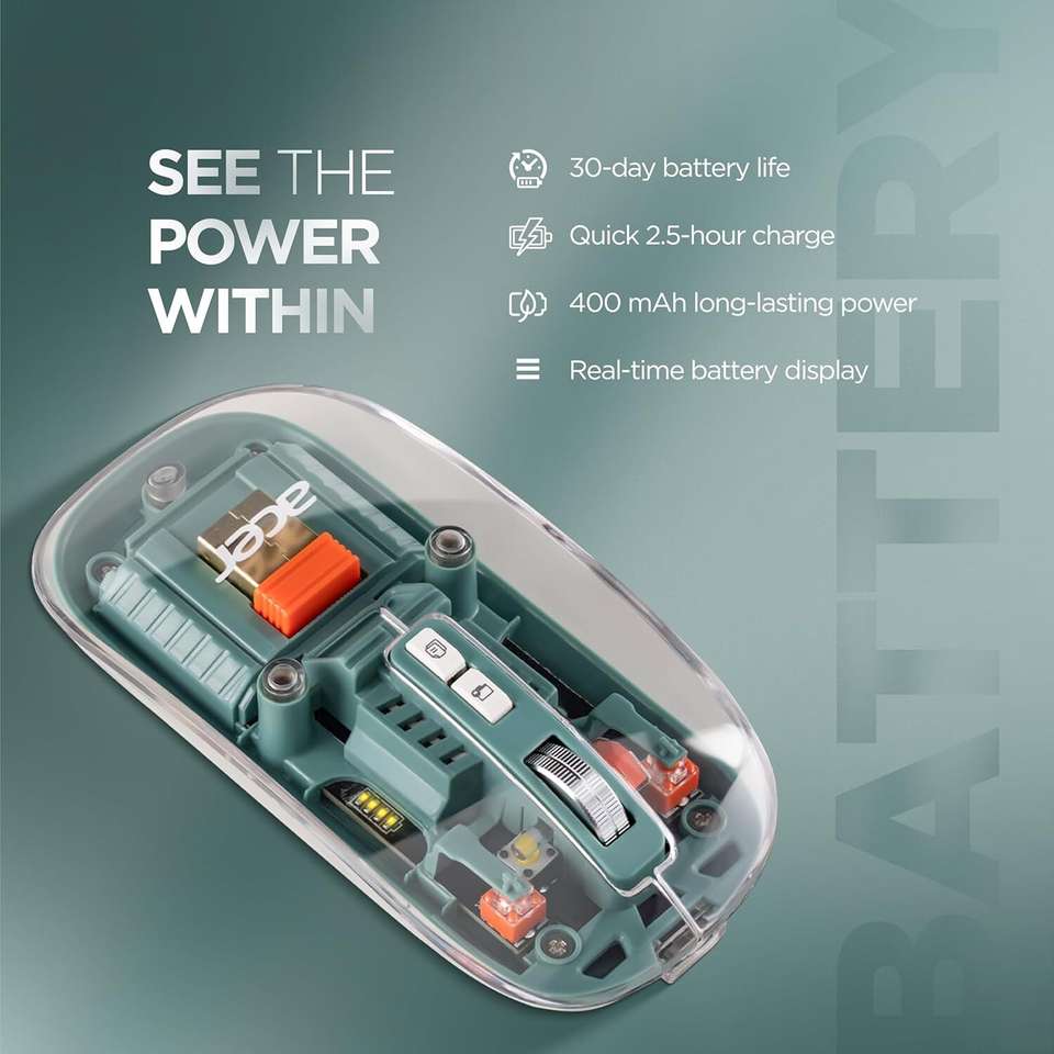 Acer Clearview Transparent Mouse with Triple-Mode Connectivity ...