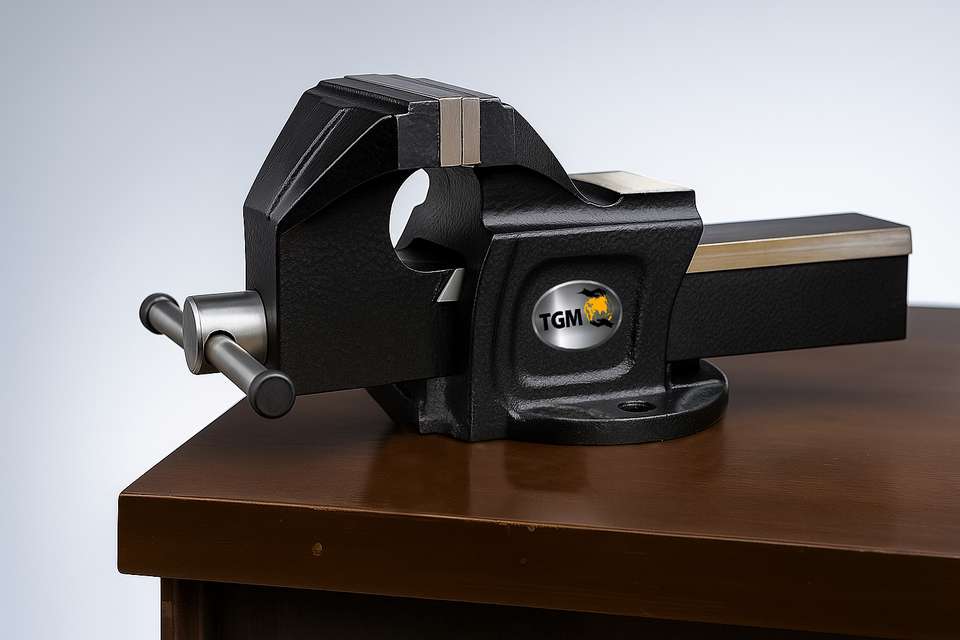 TGM METALLICS Workshop Bench Vice 6 Inches Heavy Duty Bench Vice SG ...