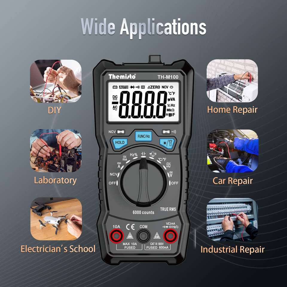 tHemiStO TH-M100 Autorange Digital Multimeter Price in India - Buy ...