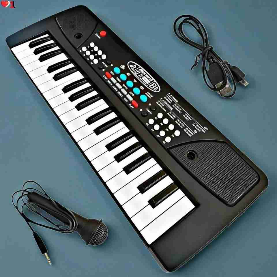 Nilesawar A128 Piano Keyboard with Recording, Mic & Mobile Charge - Image 6
