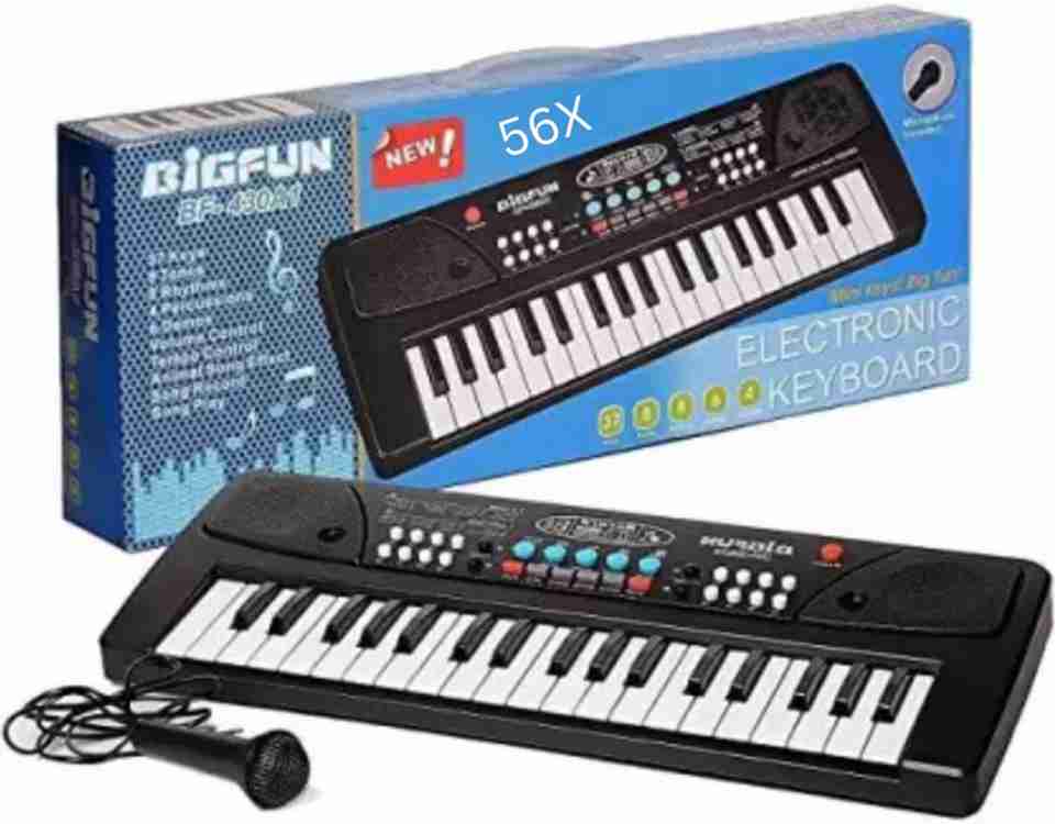 Keyboard Key Led BMT 37 keys Electronic Piano Keyboard with LED Display & Microphone, KW ...