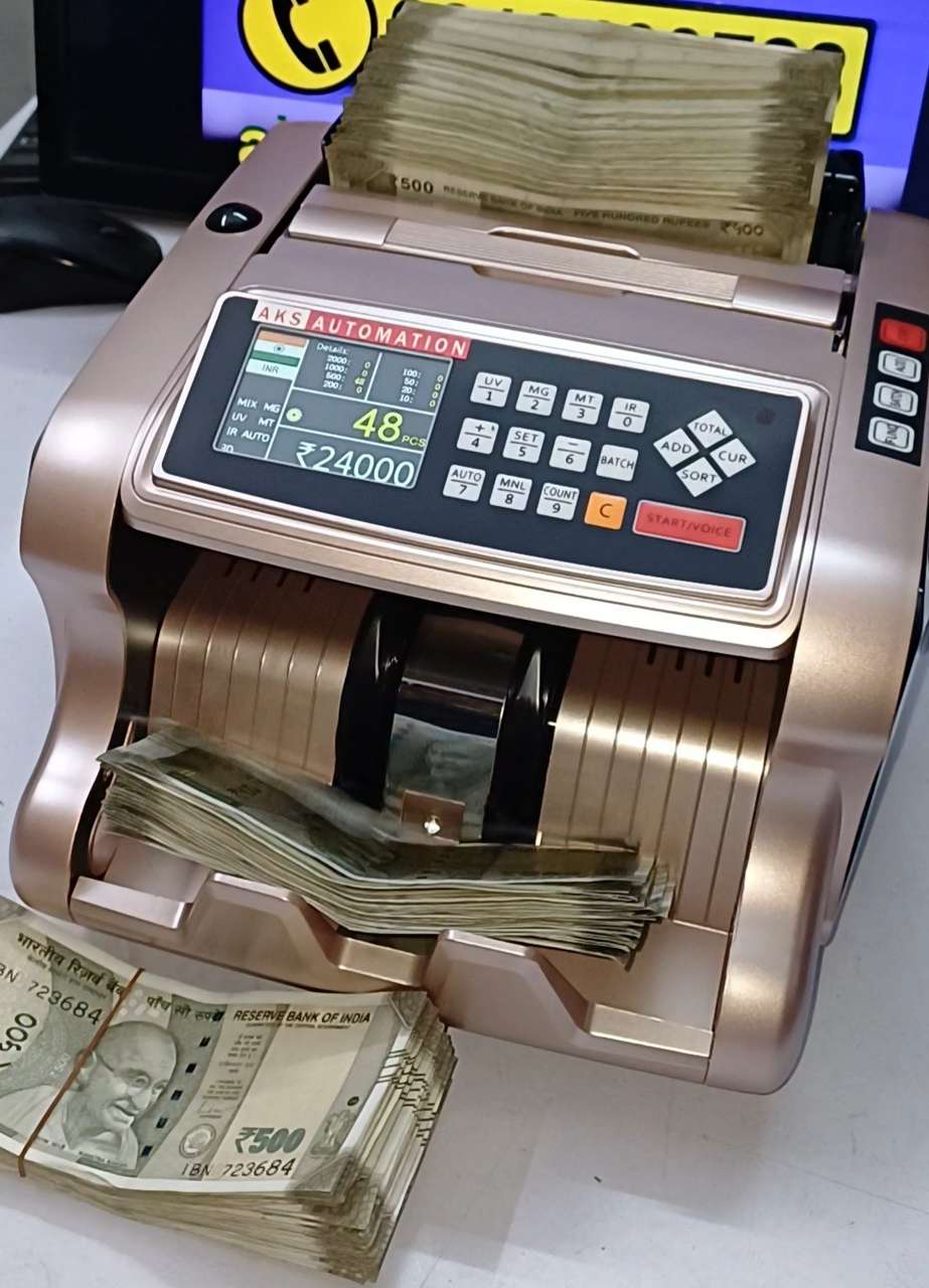 NextGen AKS BR-560 Mix Note Counting Machine With Fake Note Detector ...