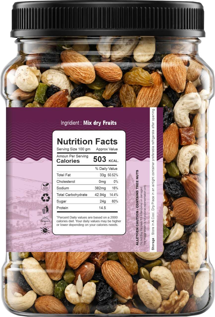 Koshalpur Raja Premium Mixed Dry Fruits | Mixed Meva | Assorted Nuts ...