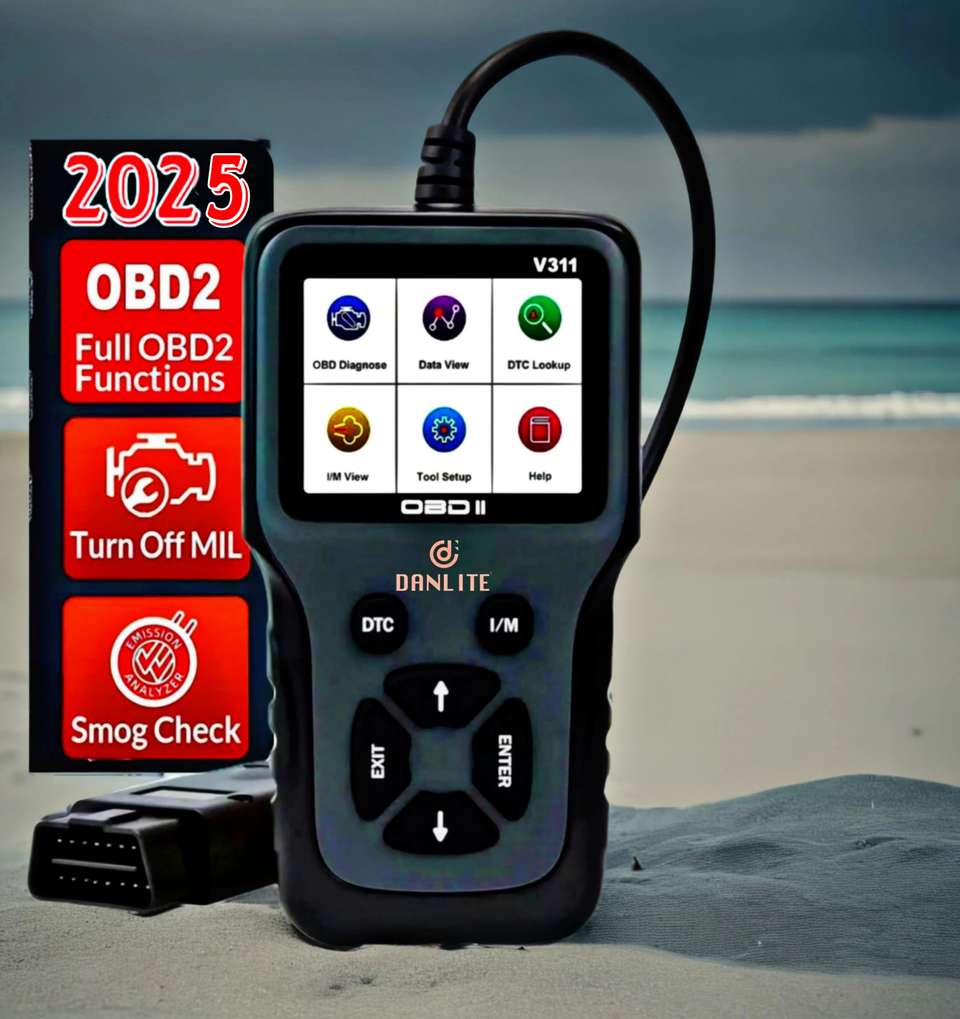 Readed R DANLITE TOOLS AND TECHNICIAN V311 OBD2 Car Diagnostic Scanner Full OBD2 ...