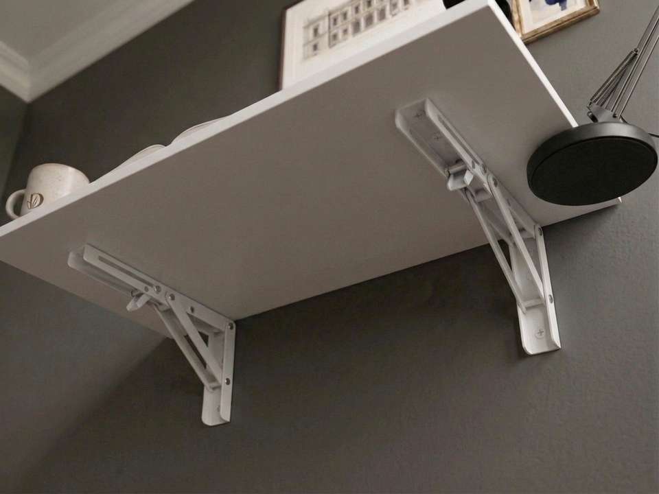 Deco India Wall Mounted Folding Study Table | Foldable Laptop Desk for ...