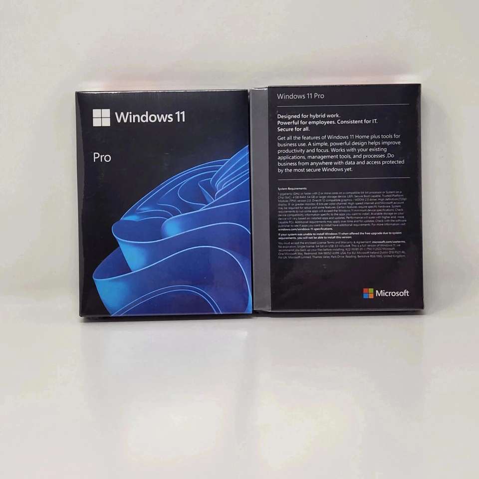 MICROSOFT Windows 11 Professional Box Pack USB 3.0 FPP Retail License ...