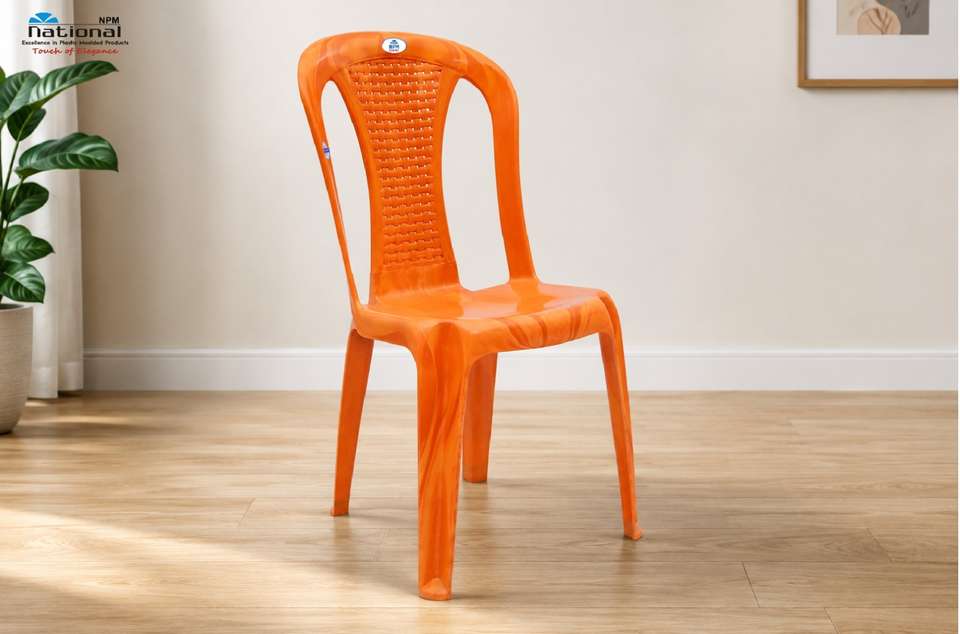 NPM NATIONAL Plastic Chair | High Back Chair for Home Office & Outdoor ...