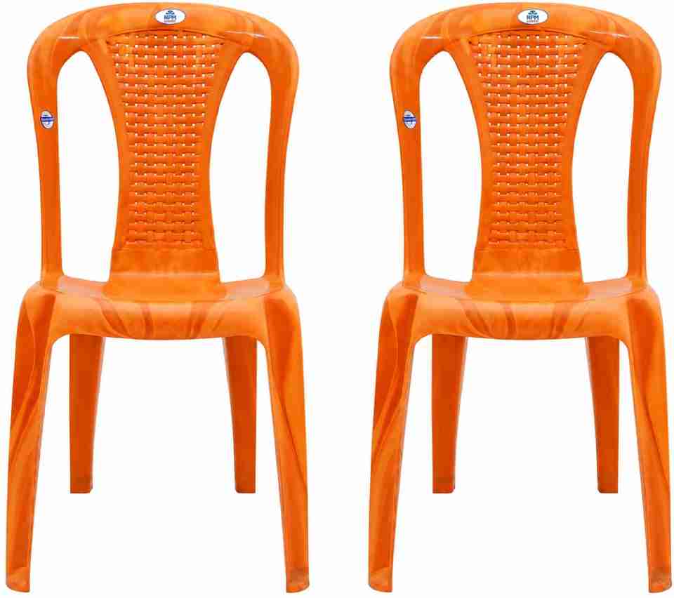NPM NATIONAL Plastic Chair | High Back Chair for Home Office & Outdoor ...