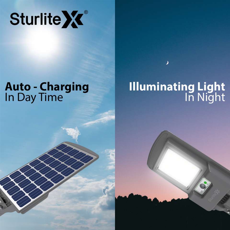 Tronix Led Sturlite Tronix 200W LED Solar Streetlight - (Pack of 1) (L-G-0219-13W ...
