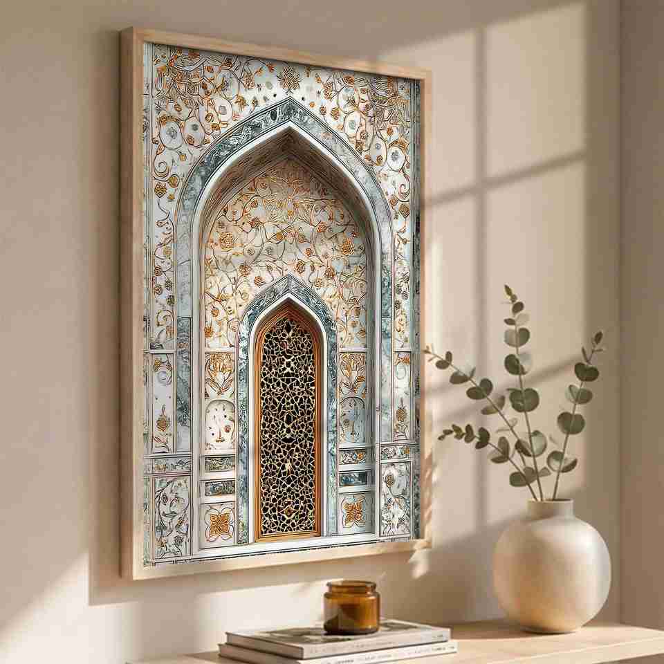 Hothouse Traditional Art Wall Painting Home Decoration With Frame For