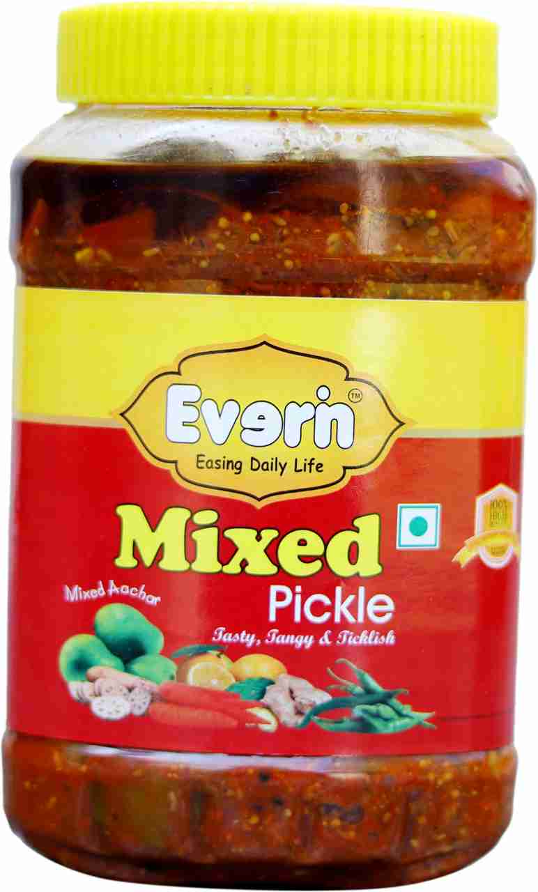 Everin Homemade Tasty Tangy and Ticklish Mixed Vegetable Pickle Price ...