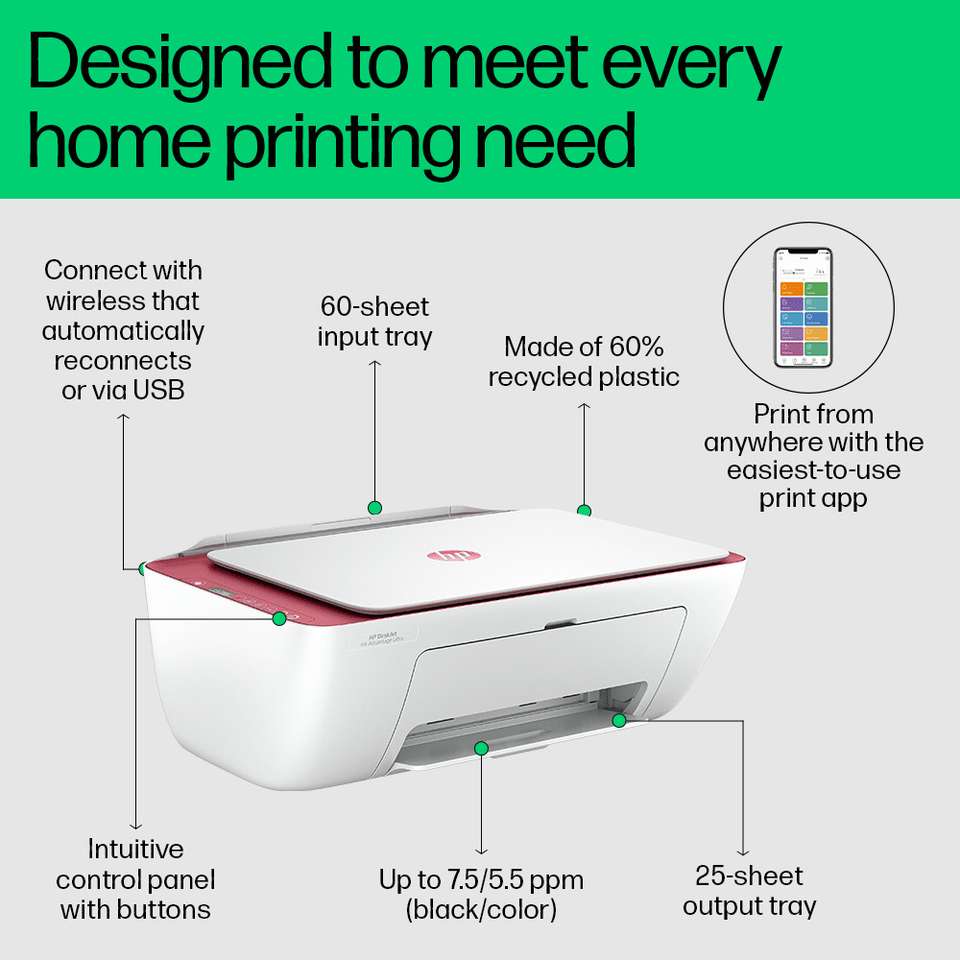 HP DeskJet Ink Advantage Ultra 4929 Multi-function WiFi Color Inkjet ...
