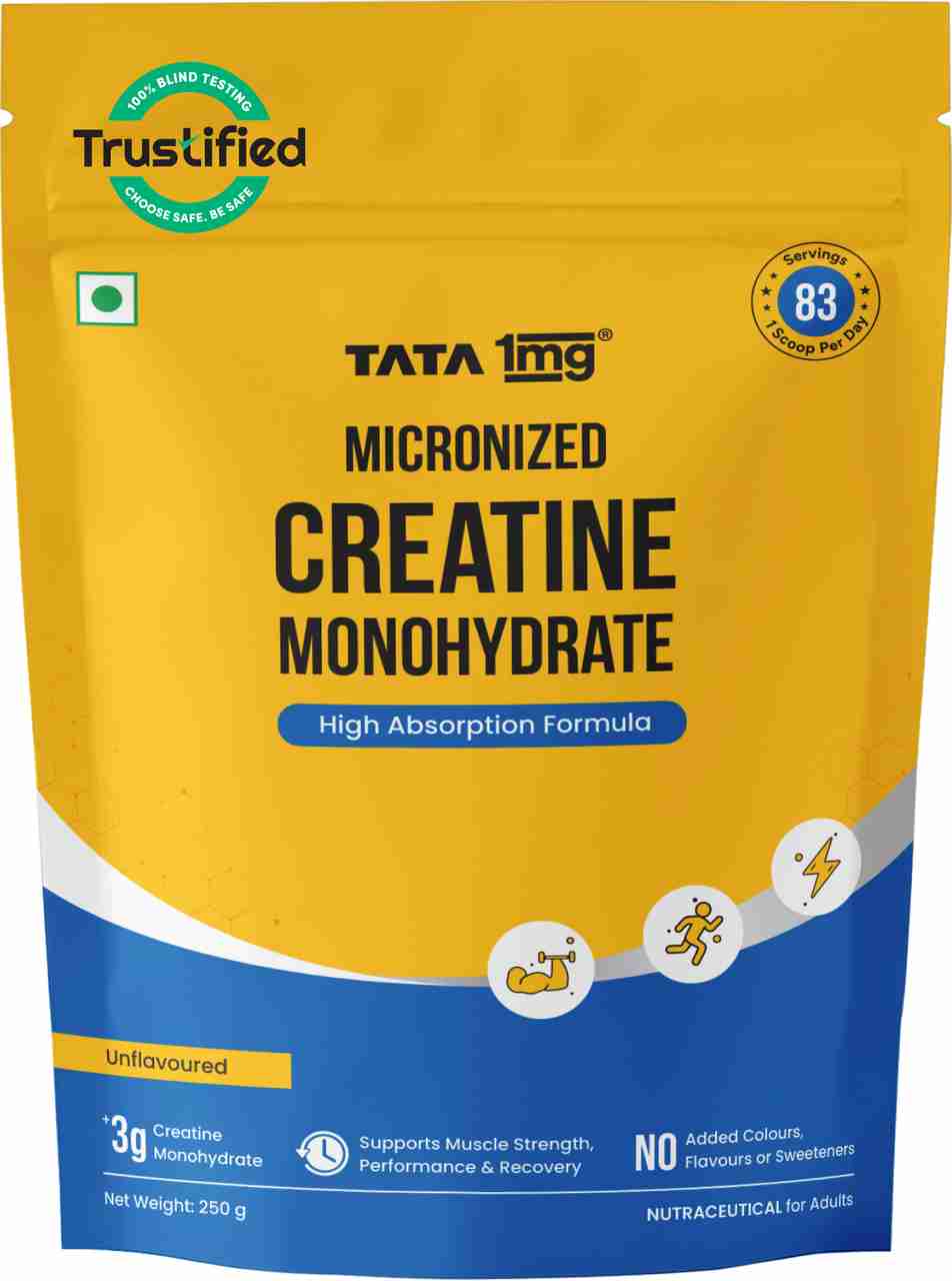 TATA 1mg Creatine Monohydrate 2X Micronized 250g - Image 8