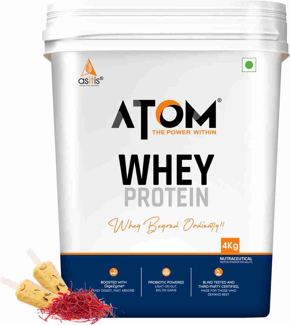 AS-IT-IS Nutrition ATOM Whey Protein 4kg | 27g protein | Isolate ...
