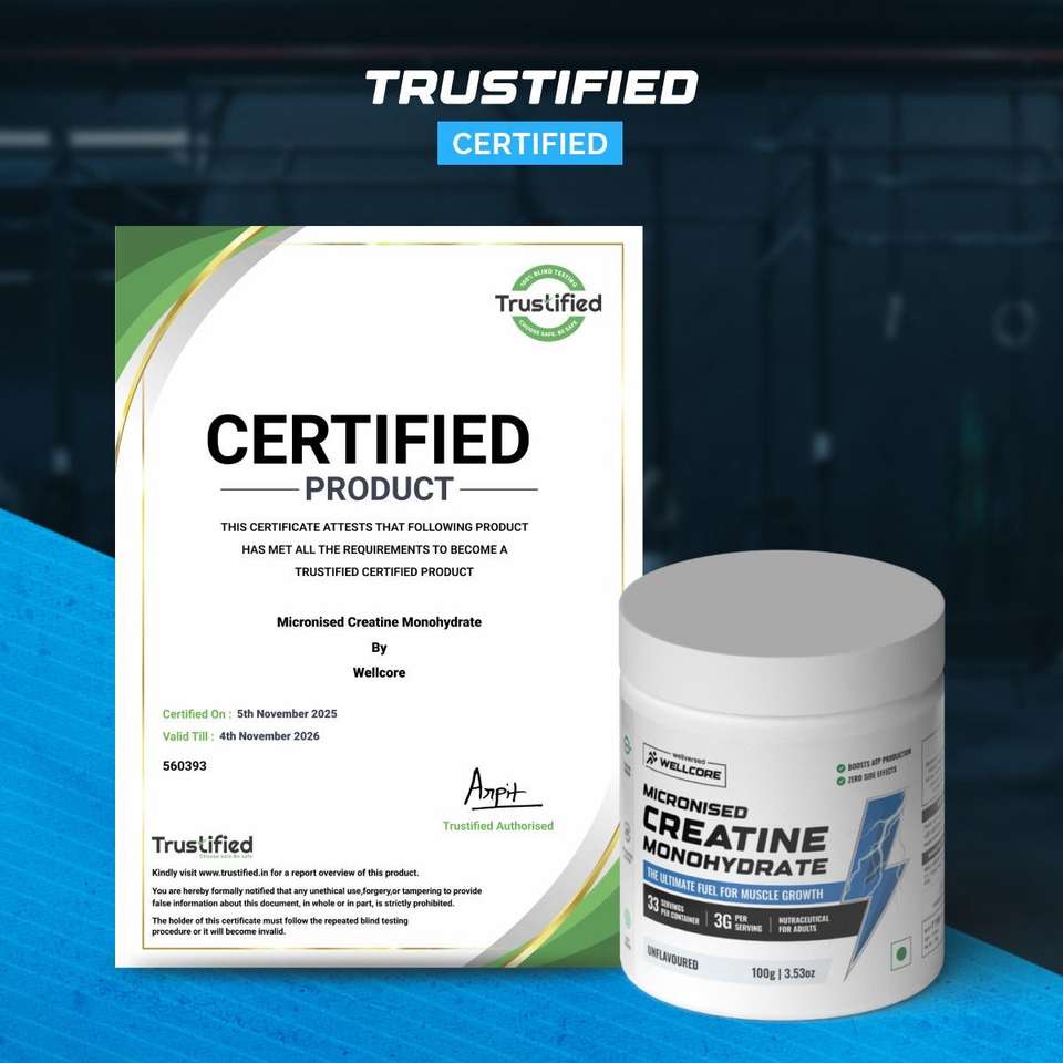 Wellcore Micronised Creatine Monohydrate | Lab Tested | Enhanced ...