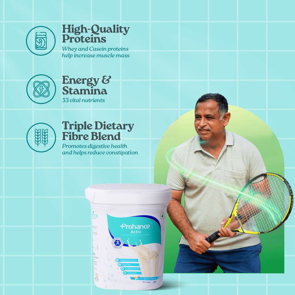 prohance Activ Protien Powder, Building Muscle Mass & Strength for an ...