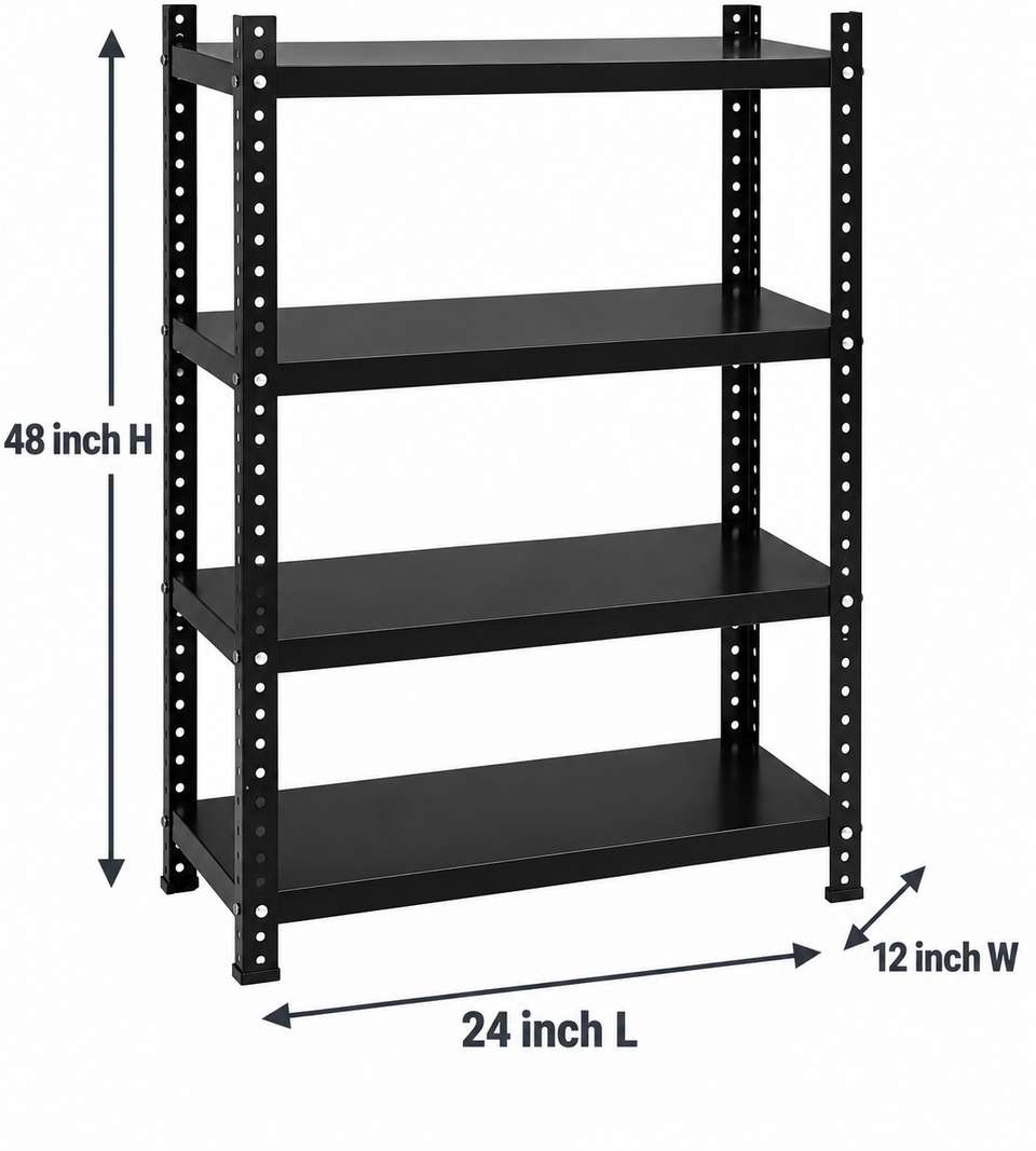 Metal Book Storage Rack Jofuler Store Metal Storage Rack for Kids Room Home Decor48H×24L ×12W ...