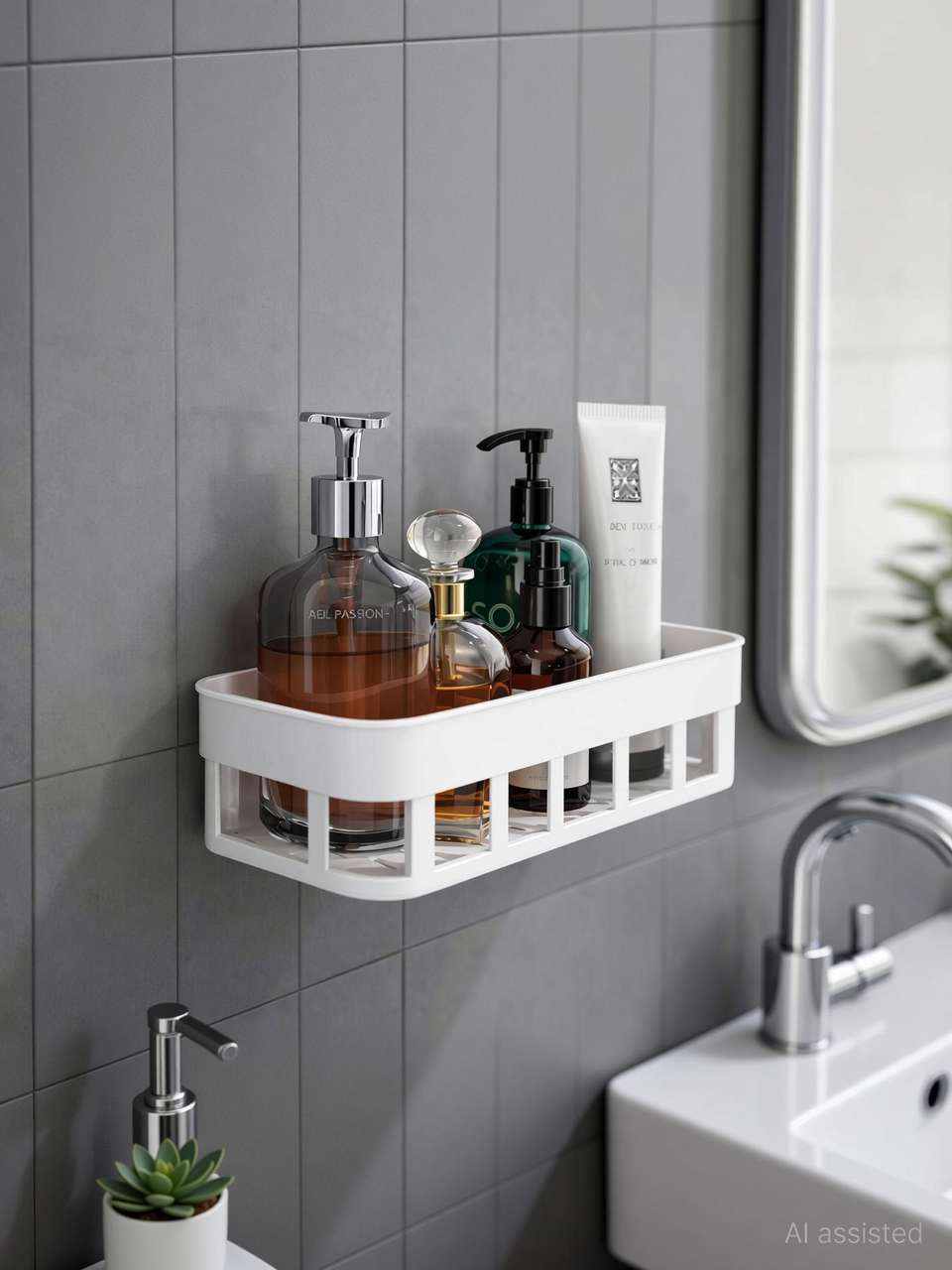 Racking Stick DEVI LUXE Self Adhesive Stick On Waterproof Wall Mount Stand For ...