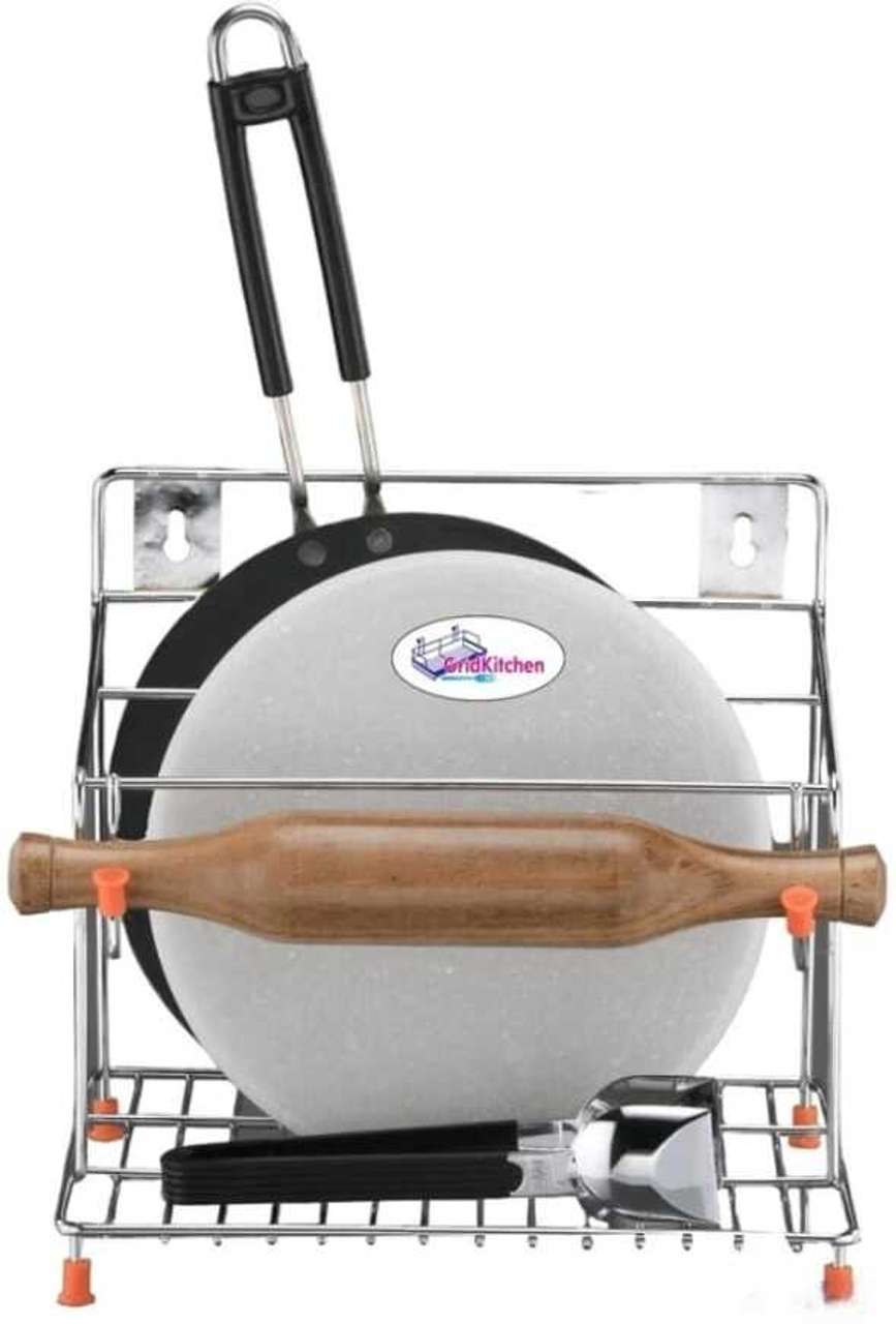 Shelfmart Kitchen Countertop Chakla Belan Stand Stainless Steel Wall ...