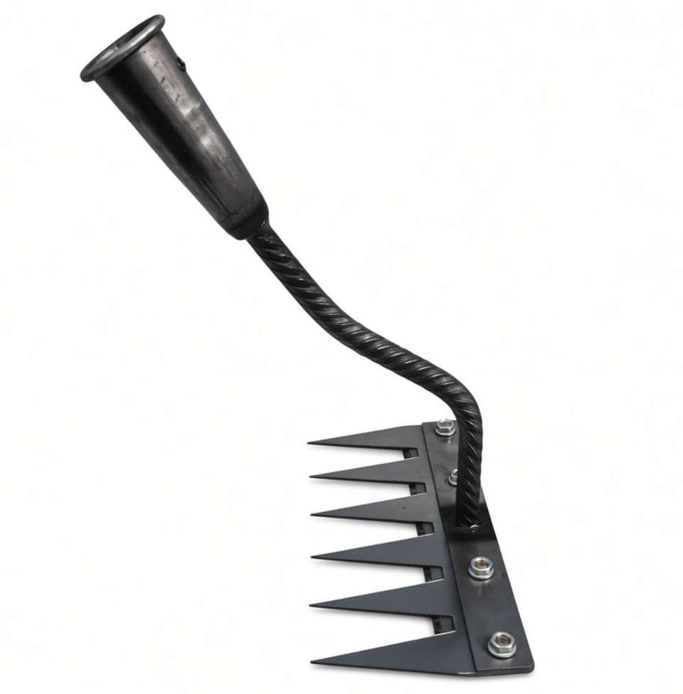 STOCK ROCK ENTERPRISES 6 Teeth HIGH Carbon Steel Rake | Heavy Duty ...