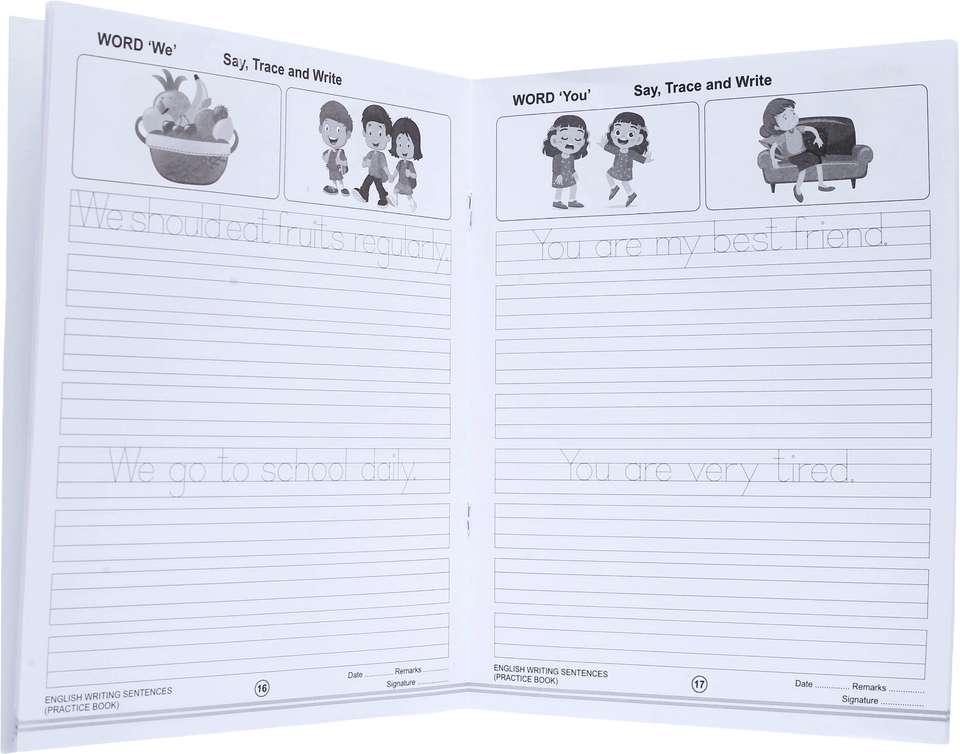 Set Of 3 English Writing Practice Books For Kids – Capital & Small ...