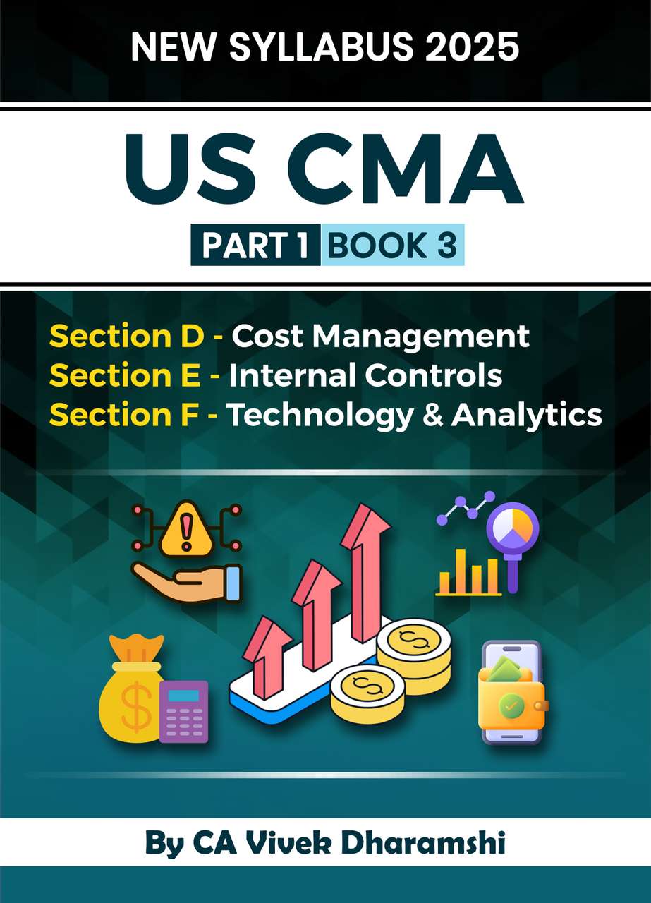 US CMA Part 1 New Syllabus 2025 | Set Of 3 Books Largest Question With ...
