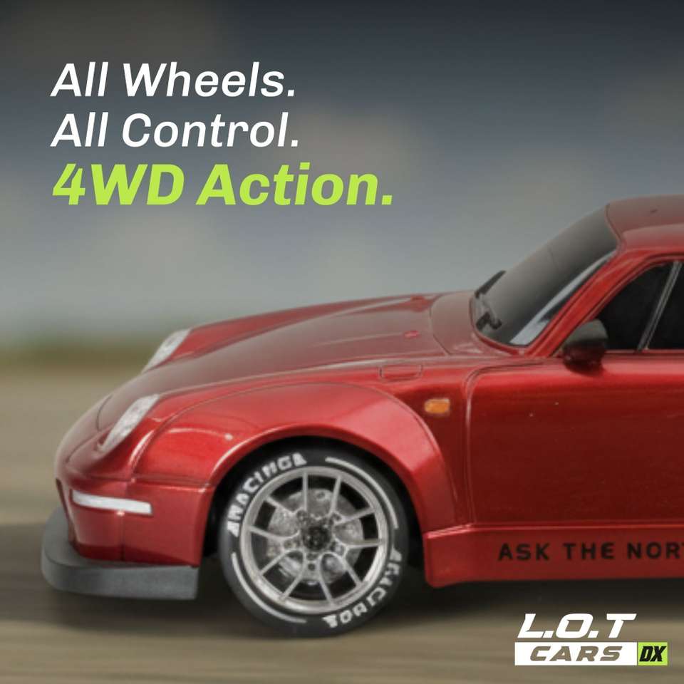 L.O.T CARS Flare Remote Control Car 4 Wheel Drive, Drifting RC - Flare ...